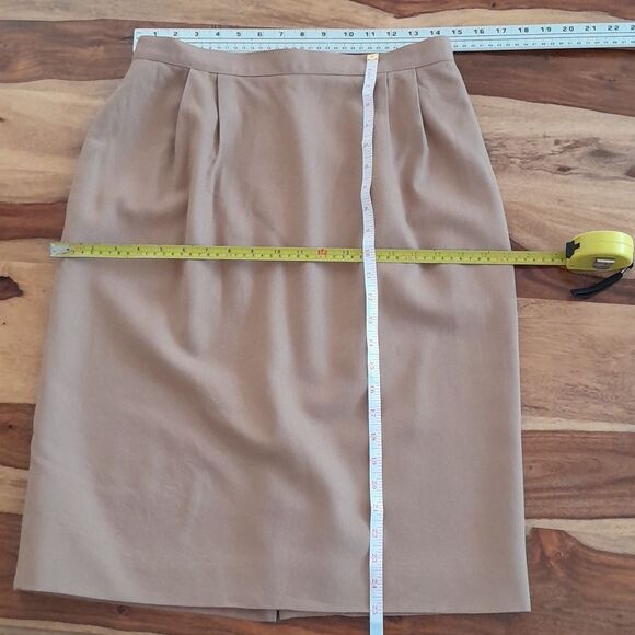 Talbots 100% Wool Pleated Skirt With Pockets - Picture 9 of 16